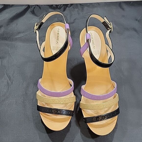 ANDREA MULTI-STRAPS HIGH HEEL STILETTOS SANDAL - Picture 2 of 15